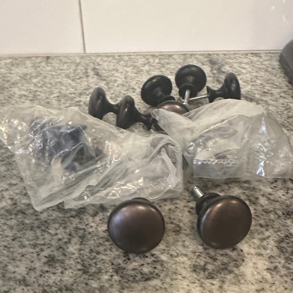 Elegant Oil Rubbed Bronze Cabinet or Drawer Knobs